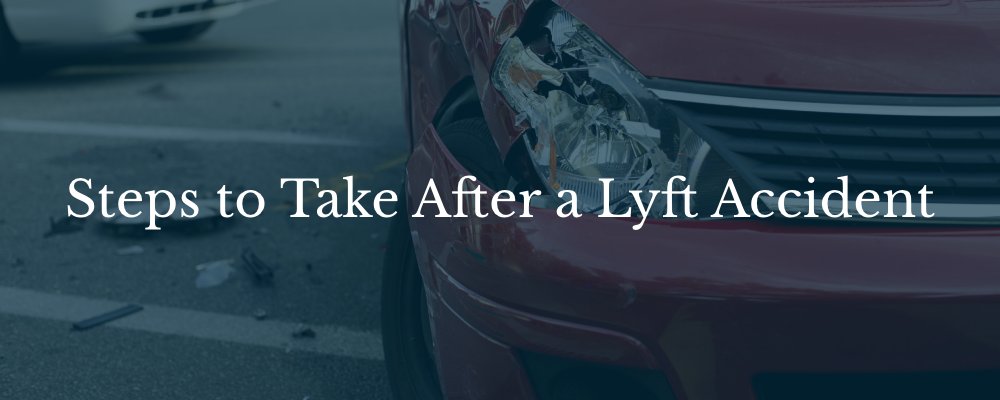 Steps to Take After a Lyft Accident. Lyft vehicle smashed after accident.